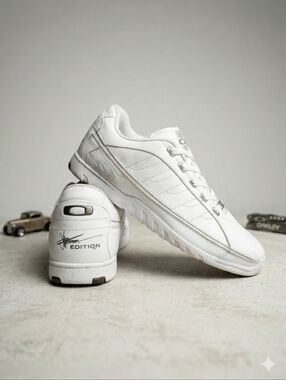 Vintage Oakley x Chip Foose Design Three Palms Leather Sneakers Men's 12